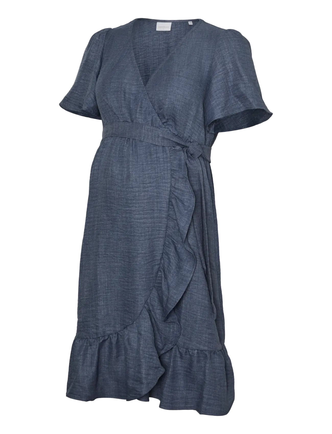 MAMALICIOUS Mllifina Tess Abk Kleid 2F Blau - L - Damen