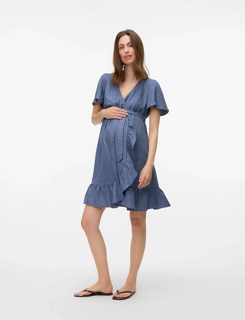 Mamalicious - MLLIFINA TESS ABK DRESS 2F - wickelkleider - wild wind - 4