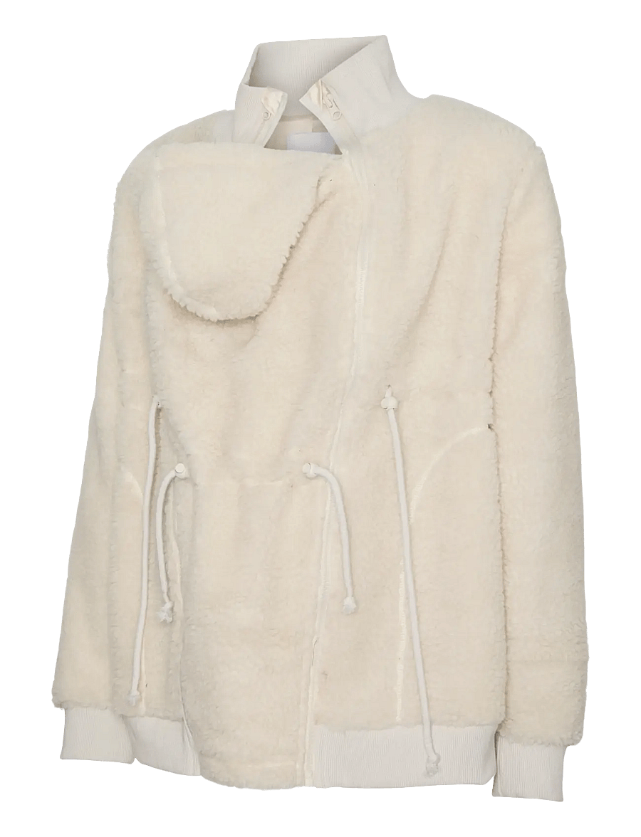 Mamalicious - MLCARLY 3IN1 TEDDY JACKET - sweatshirts - birch - 1