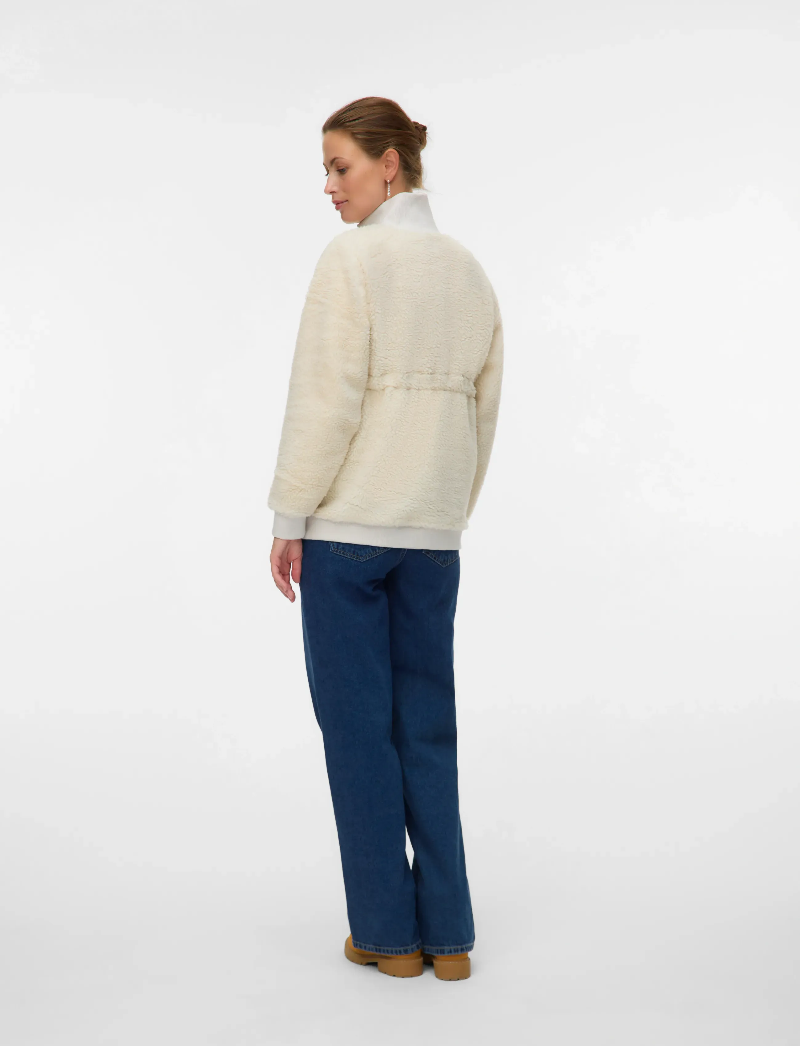 Mamalicious - MLCARLY 3IN1 TEDDY JACKET - sweatshirts - birch - 2