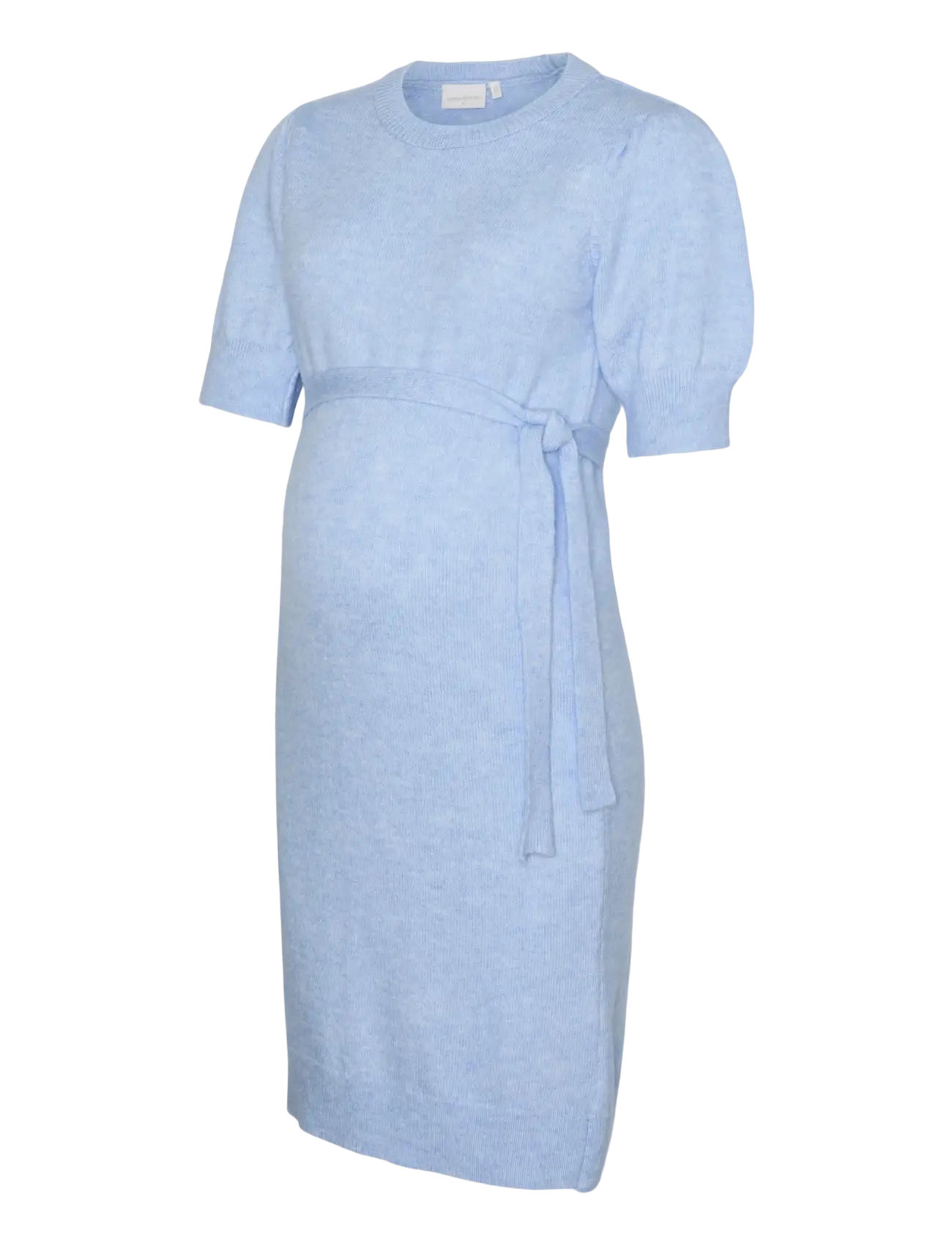 Mamalicious MLCARMEN 2/4 KNIT ABK DRESS - Kleider - BRUNNERA BLUE / blue