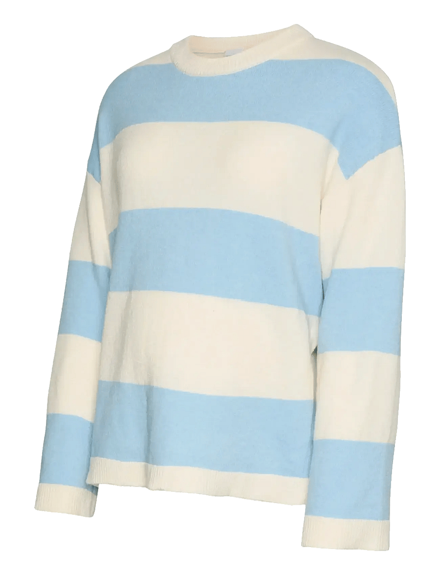Mamalicious - MLMONIA VITA L/S KNIT TOP 2F - oberteile - birch - 1