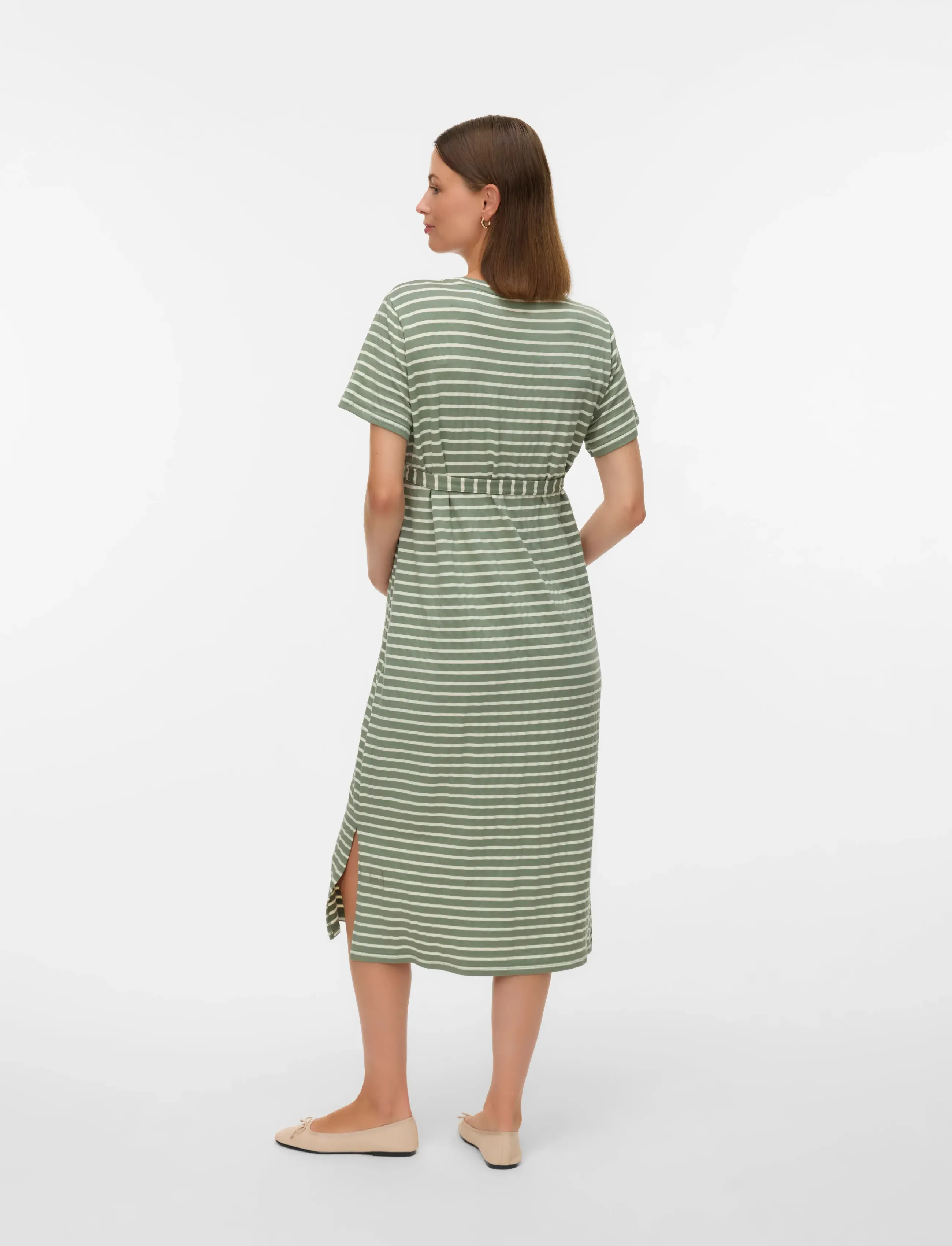 Mamalicious - MLAMILA SS JRS MIDI DRESS - sommerkjoler - sea spray - 2