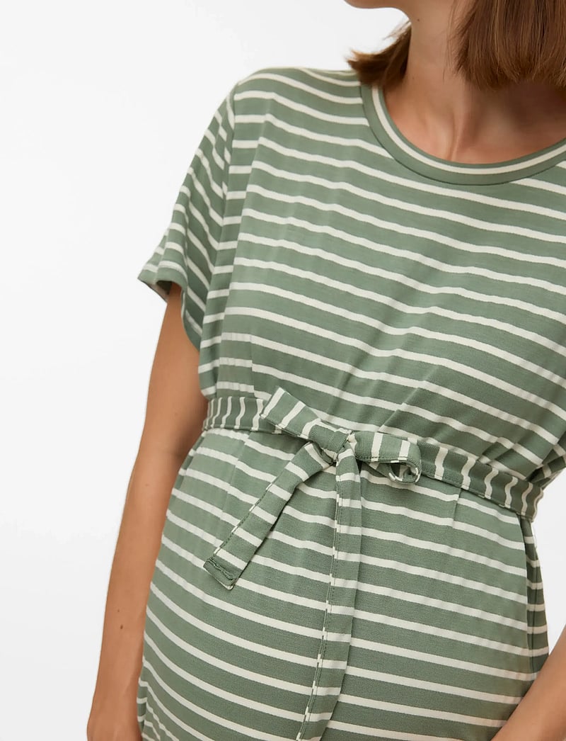 Mamalicious - MLAMILA SS JRS MIDI DRESS - sommarklänningar - sea spray - 4