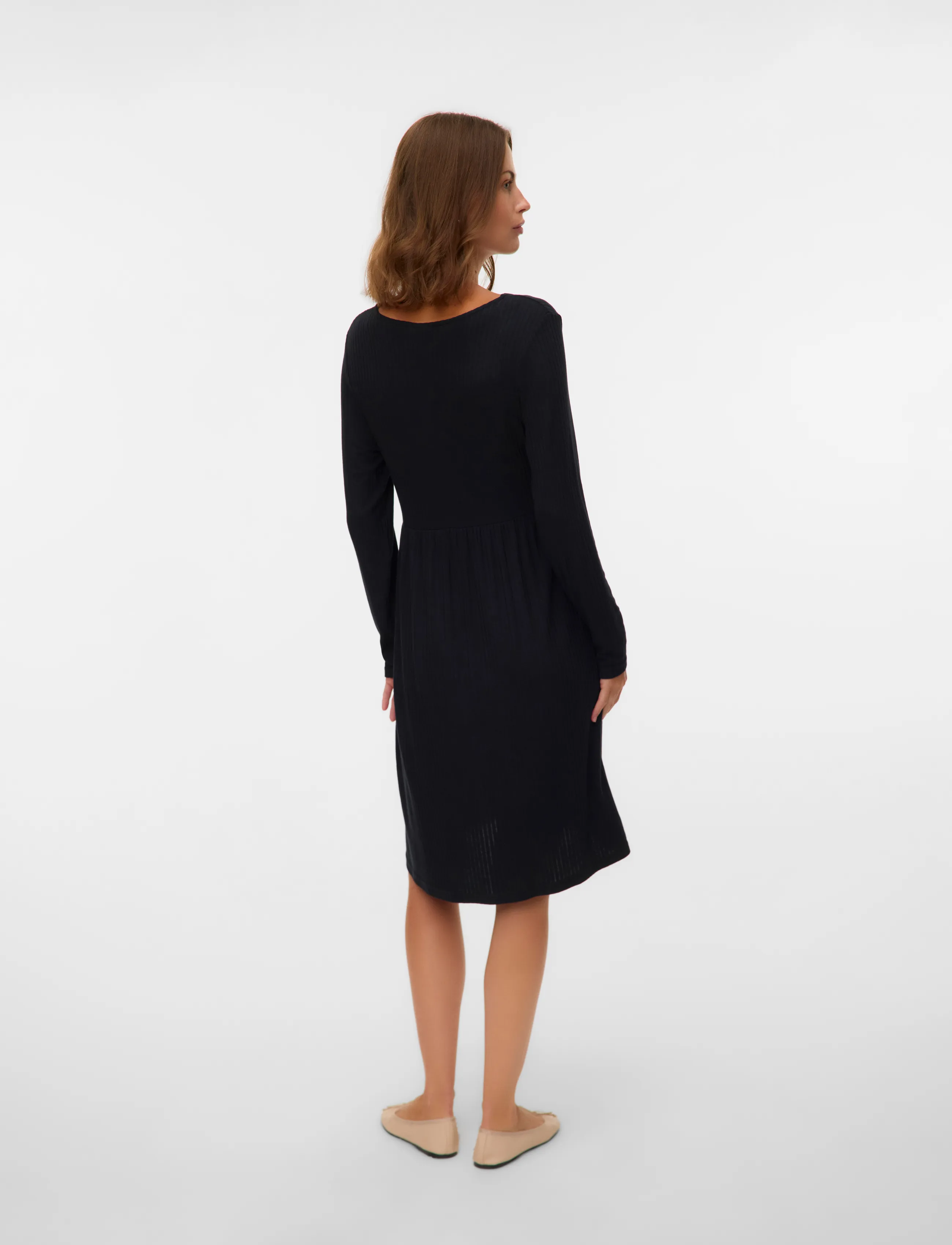 Mamalicious - MLTRINITY TESS ABK LS JRS DRESS 2F - black - 2