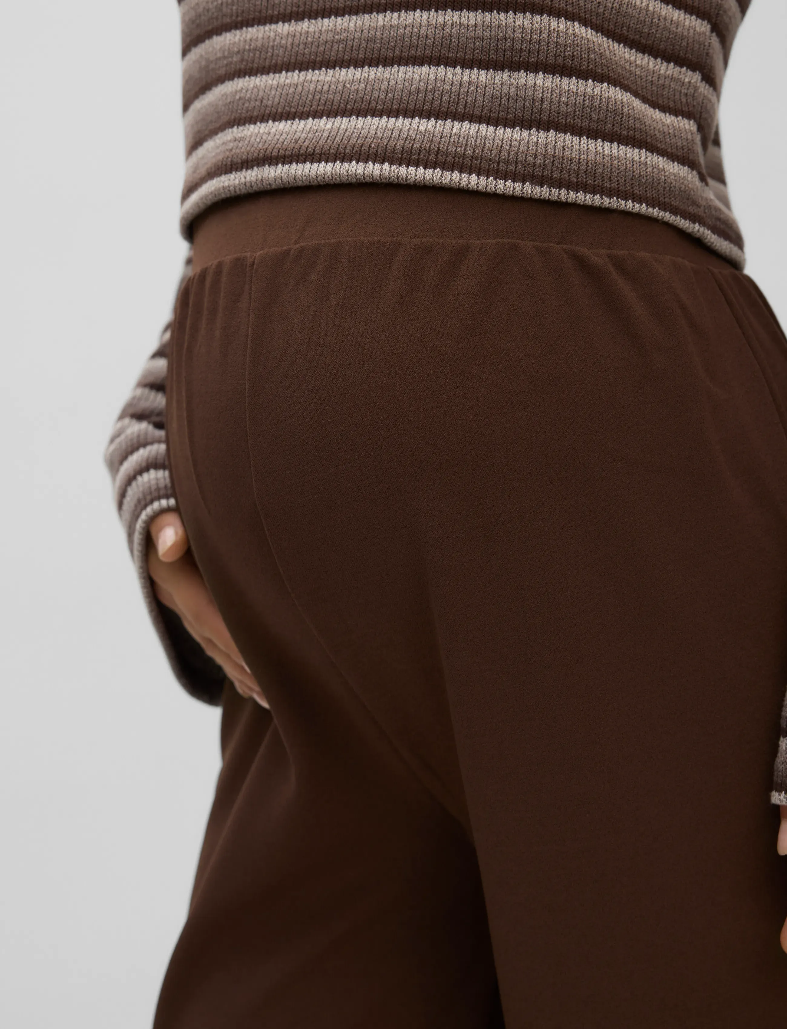 Mamalicious - MLKAREN WIDE JRS PANTS HW - festmode zu outlet-preisen - java - 4