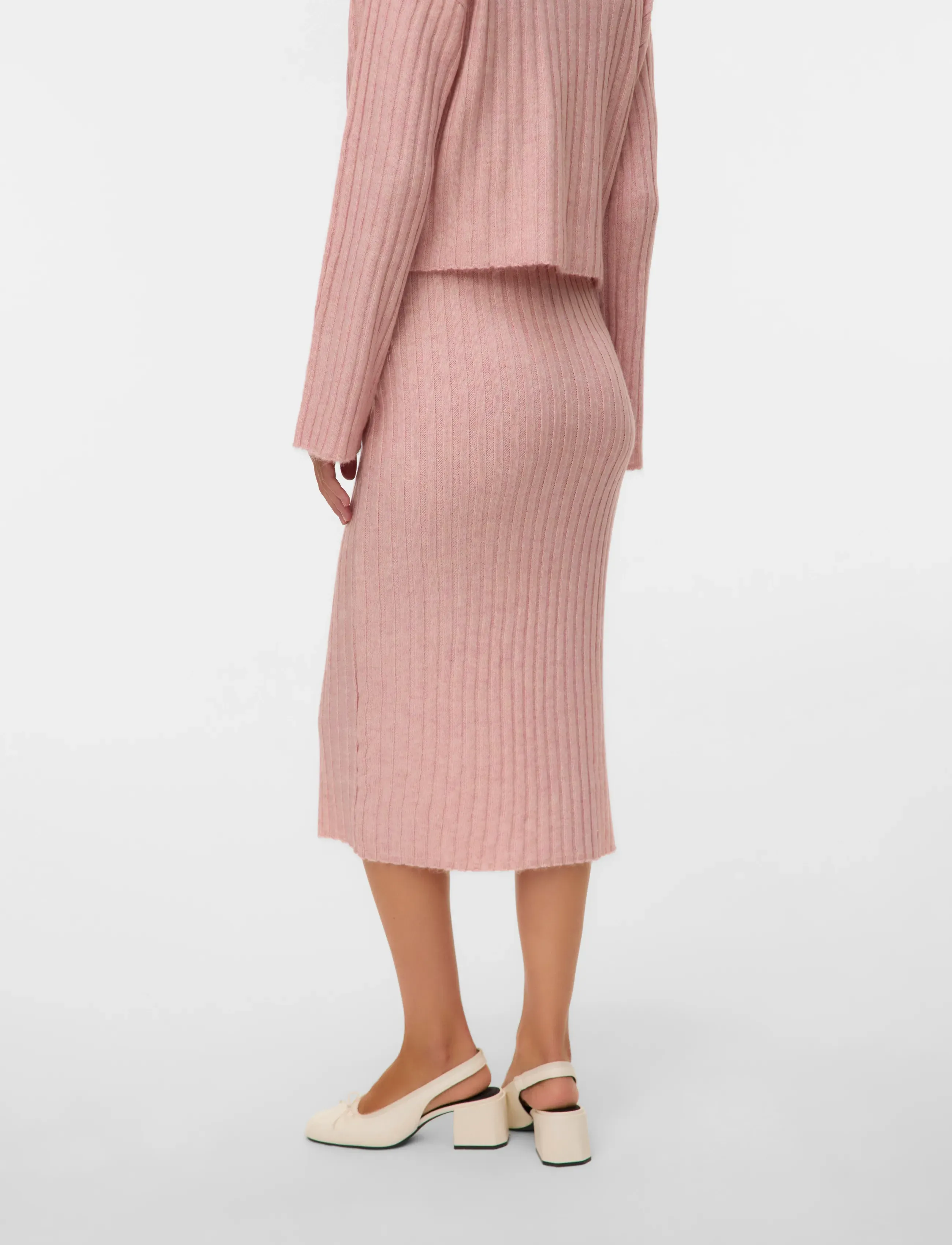 Mamalicious - MLMONIQUE HW KNIT SKIRT - underdele - zephyr - 2