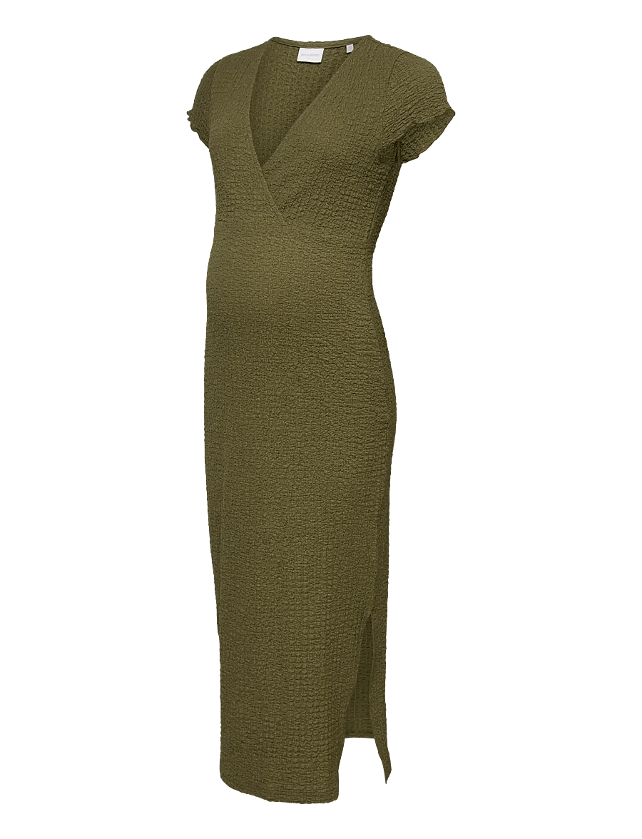 Mamalicious - MLDONNA CAP TESS JRS MIDI DRESS 2F NOOS - kalamata - 1