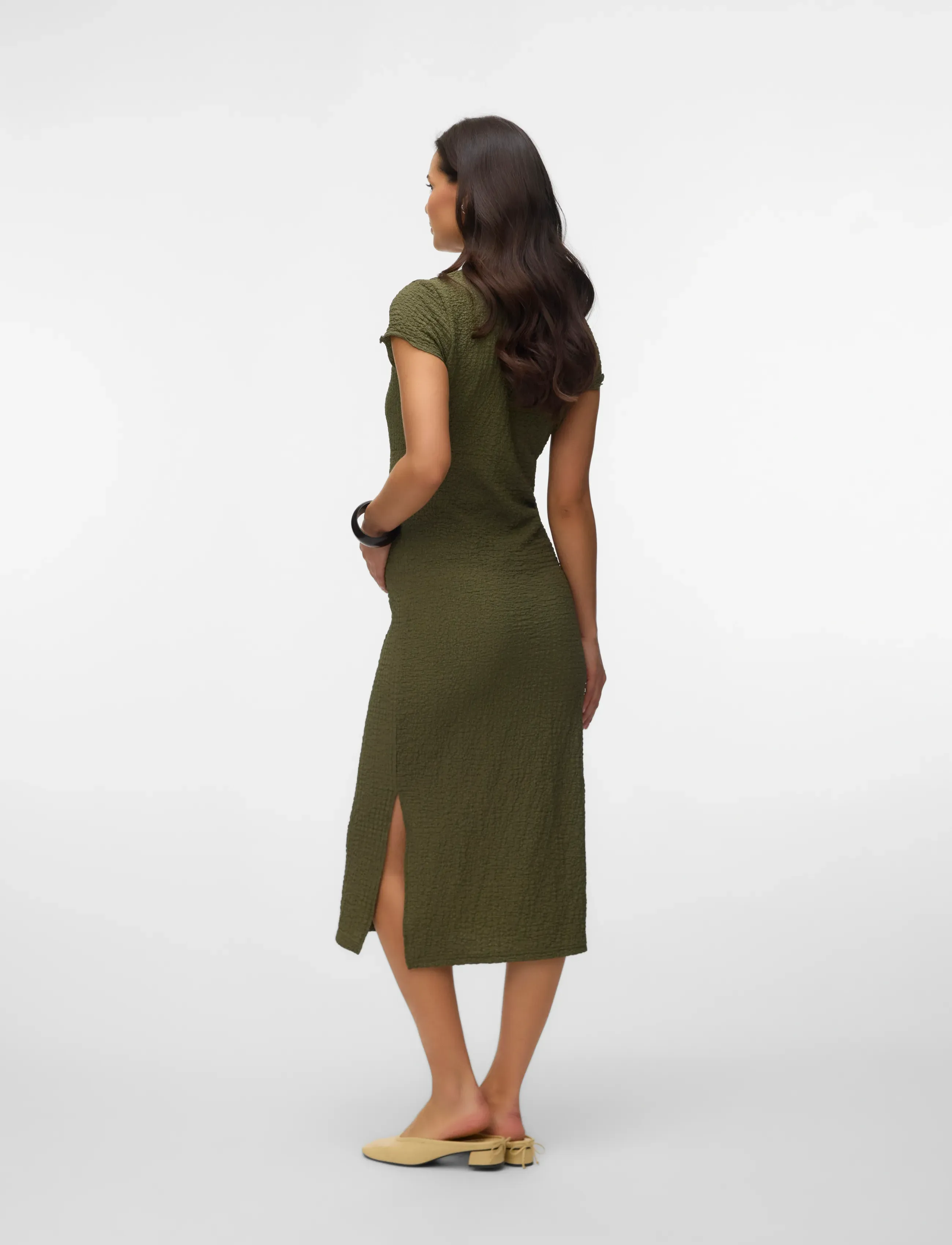 Mamalicious - MLDONNA CAP TESS JRS MIDI DRESS 2F NOOS - kalamata - 2