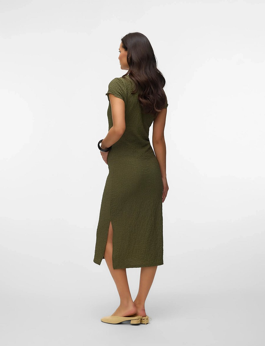 Mamalicious - MLDONNA CAP TESS JRS MIDI DRESS 2F NOOS - kalamata - 2