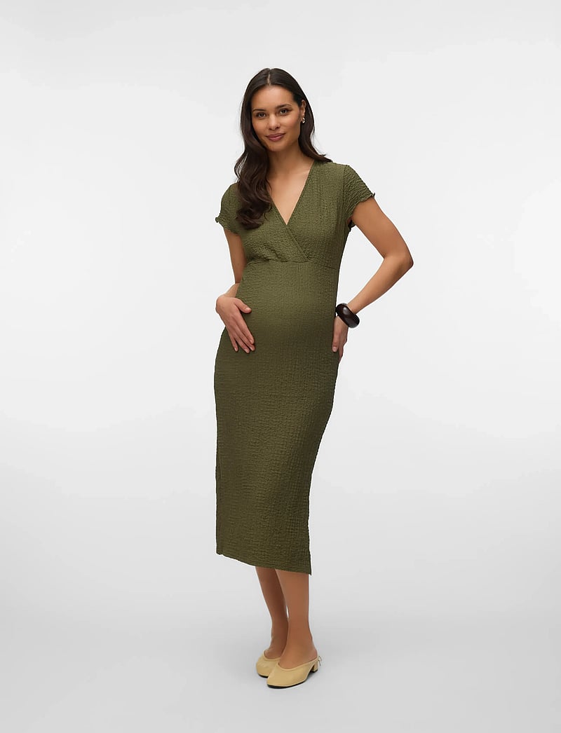 Mamalicious - MLDONNA CAP TESS JRS MIDI DRESS 2F NOOS - etuikleider - kalamata - 3