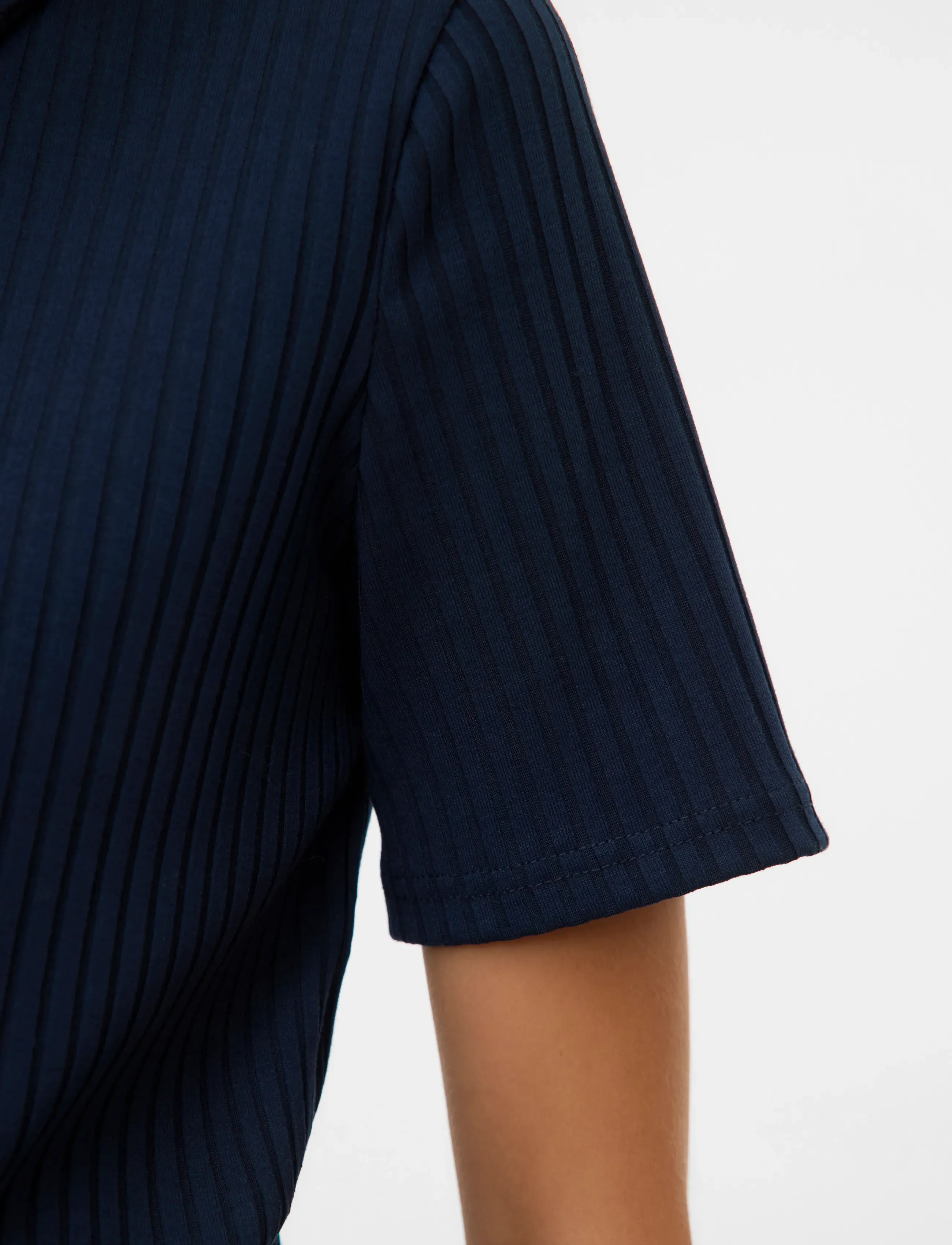 Mamalicious - MLPELLA LIA SS JRS POLO TOP 2F - overdele - navy blazer - 4