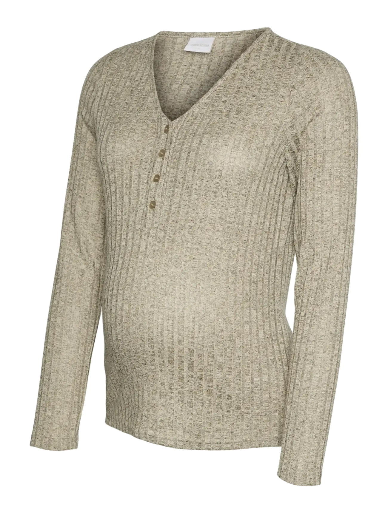 Mamalicious MLPAMMIE LIA LS JRS TOP 2F NOOS - Pullover - KALAMATA / beige