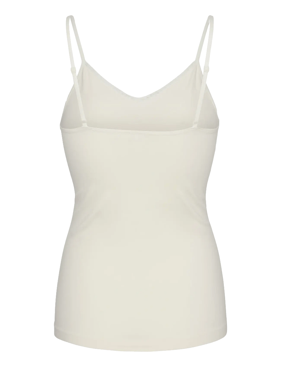 Mamalicious - MLALLIE SEAMLESS STRAP TOP - oberteile - snow white - 2
