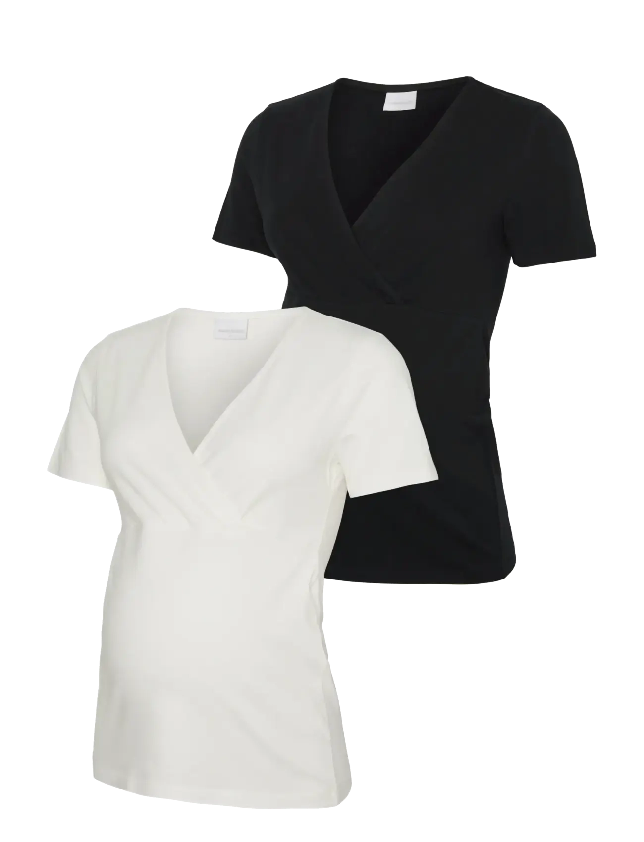 MAMALICIOUS Mlkerrie Tess Ss Jrs Oberteil 2F 2-P Noos Schwarz - XS - Damen