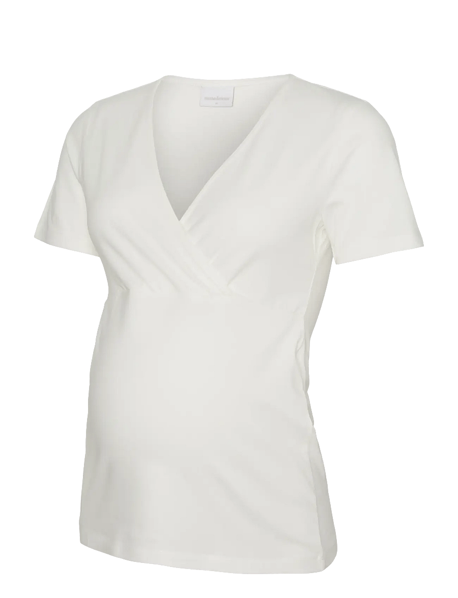 Mamalicious - MLKERRIE TESS SS JRS TOP 2F 2-P NOOS - kurzärmelige blusen - black - 2