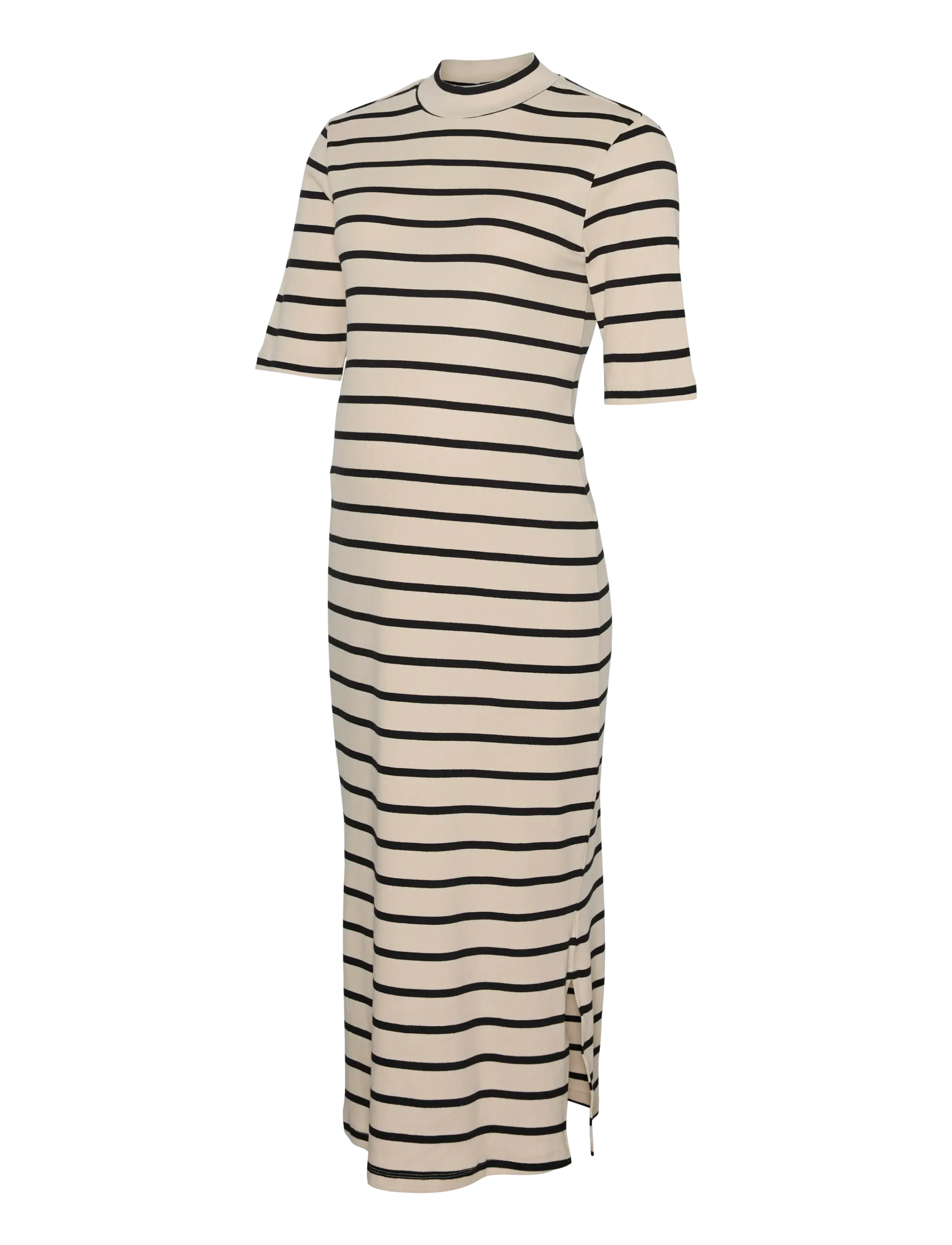 Mamalicious MLLANE 24 JRS HN MIDI DRESS - Mamalicious - FRENCH OAK / black