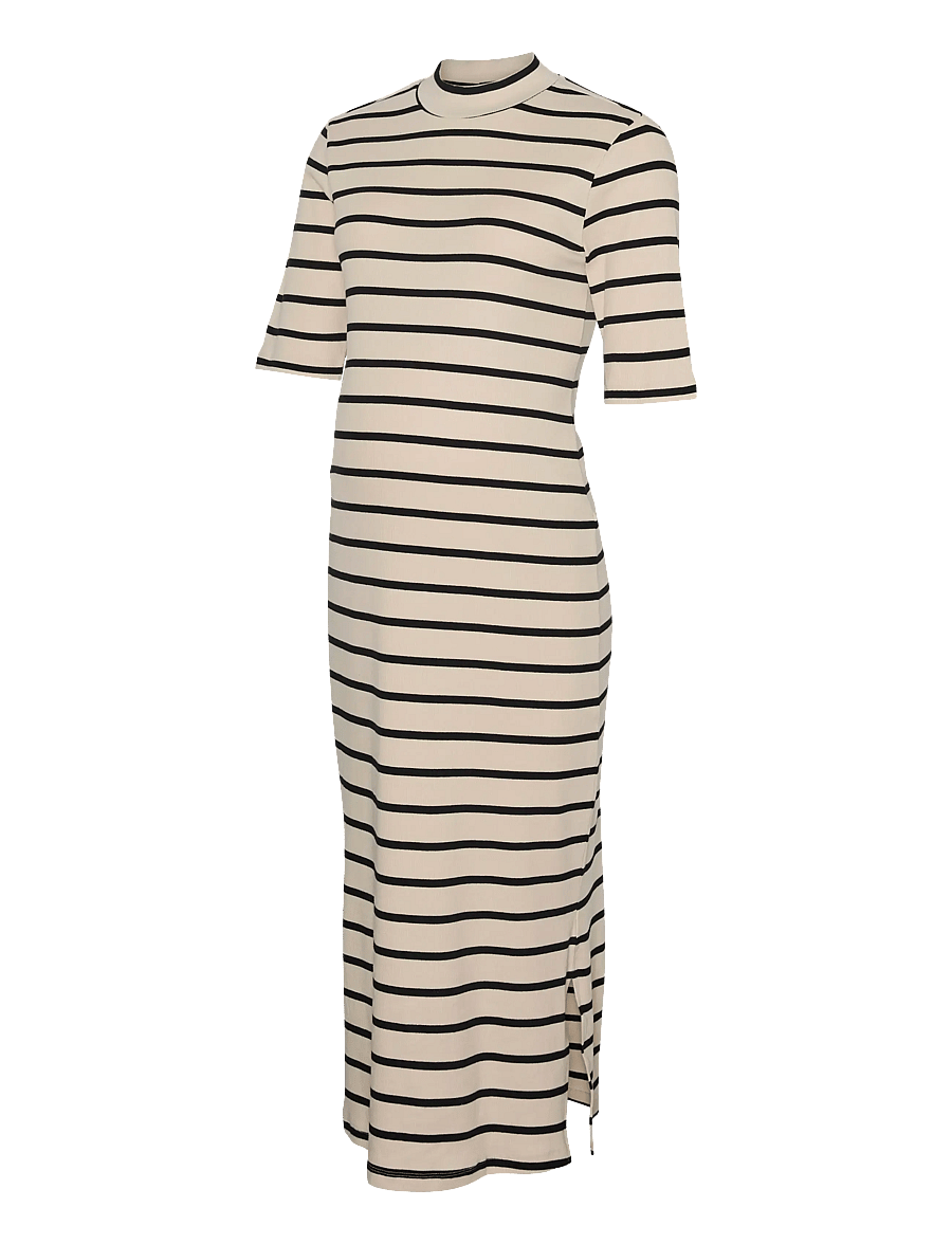 Mamalicious - MLLANE 24 JRS HN MIDI DRESS - robes moulantes - french oak - 1