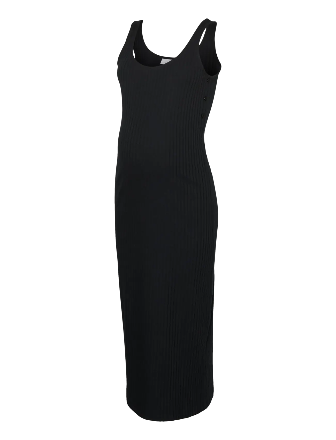 Mamalicious mlnaja Vita Sl Jrs Midi Dress 2F, S, Black, Kjoler > Bodycon-Kjoler, Dame