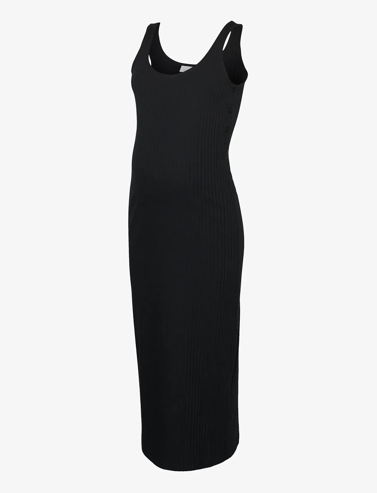 Mamalicious - MLNAJA VITA SL JRS MIDI DRESS 2F - liibuvad kleidid - black - 0