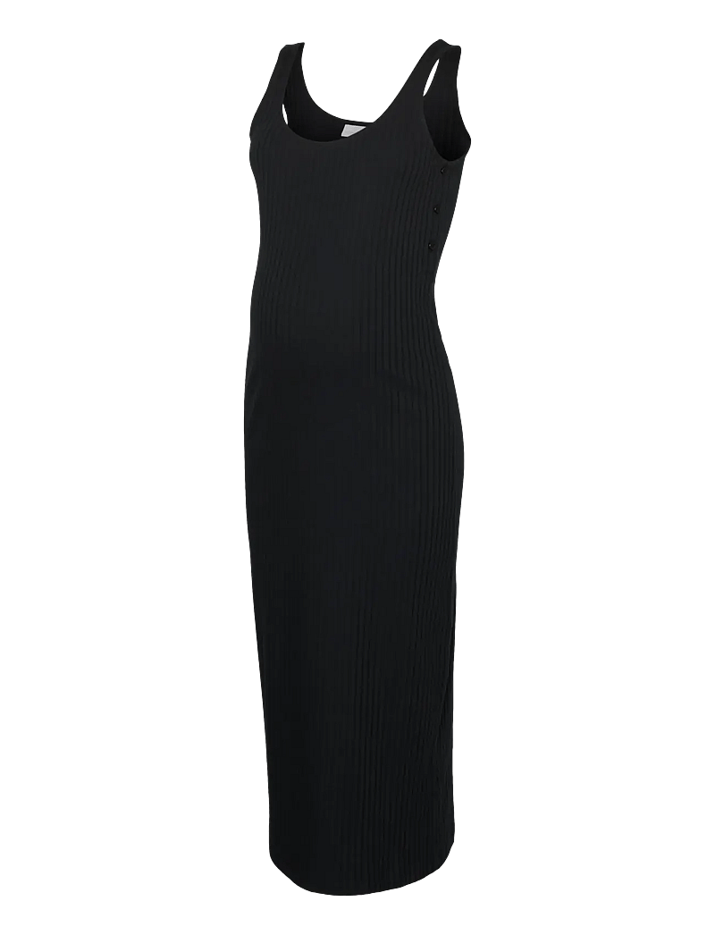 Mamalicious - MLNAJA VITA SL JRS MIDI DRESS 2F - liibuvad kleidid - black - 0