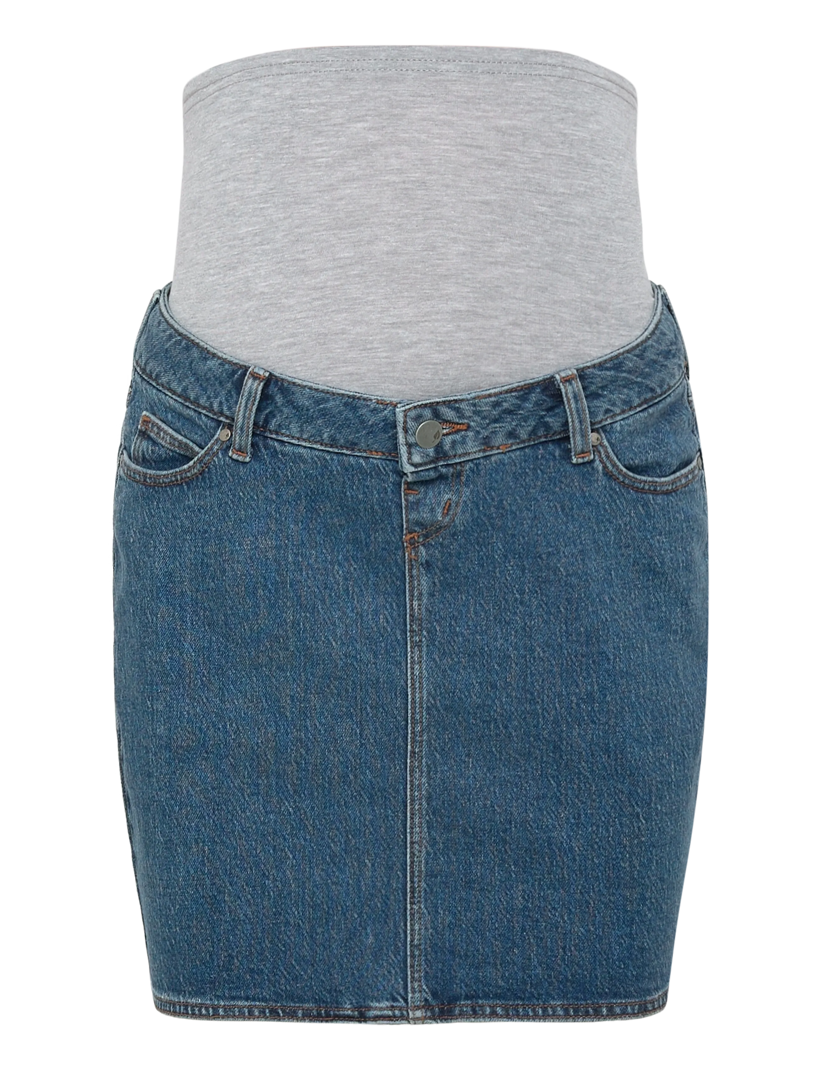Mamalicious MLCUBA DENIM SKIRT NOOS - Jeansröcke - MEDIUM BLUE DENIM / blue