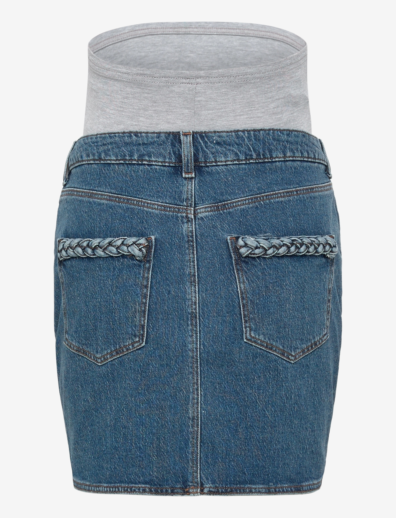 Mamalicious - MLCUBA DENIM SKIRT NOOS - hosen - medium blue denim - 1