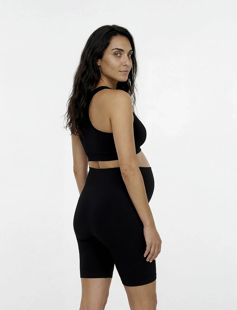 Mamalicious - MLJENNA SEAMLESS SET - tank tops - black - 5