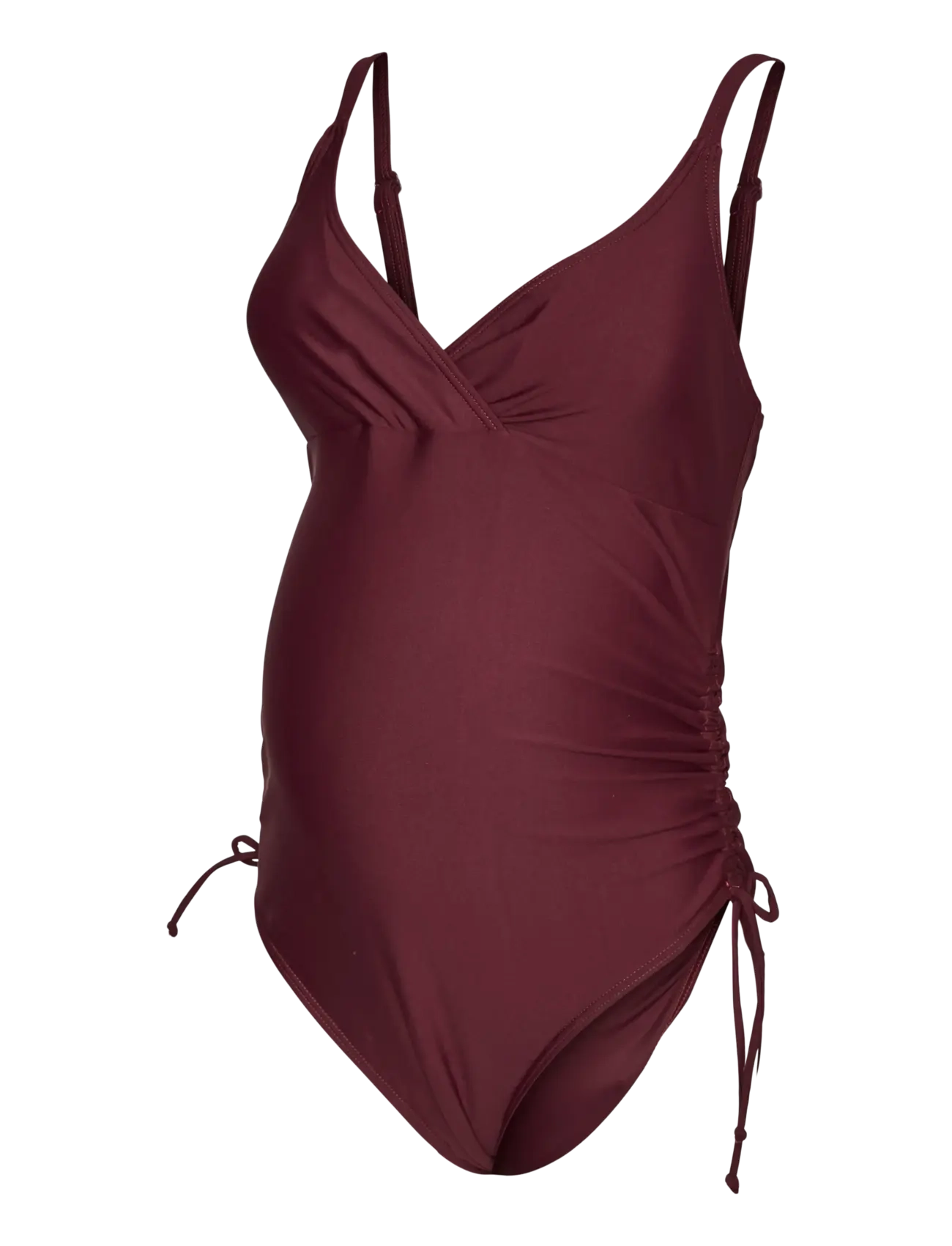 Mamalicious MLMARIE SWIMSUIT 2F - Bademode - FIG / burgundy