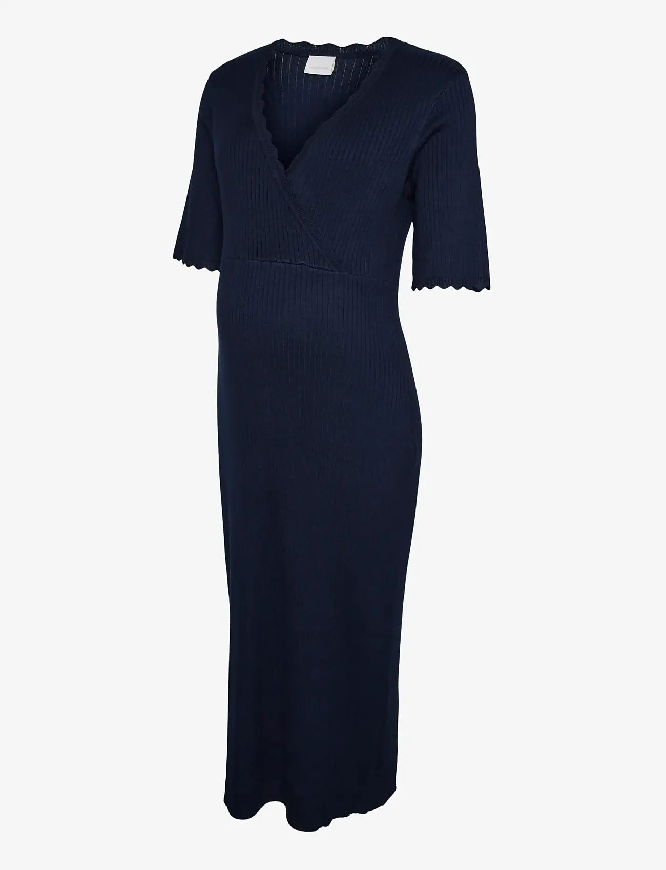 Mamalicious - MLELISA TESS 2/4 KNIT ABK DRESS 2F - strikkjoler - pageant blue - 1