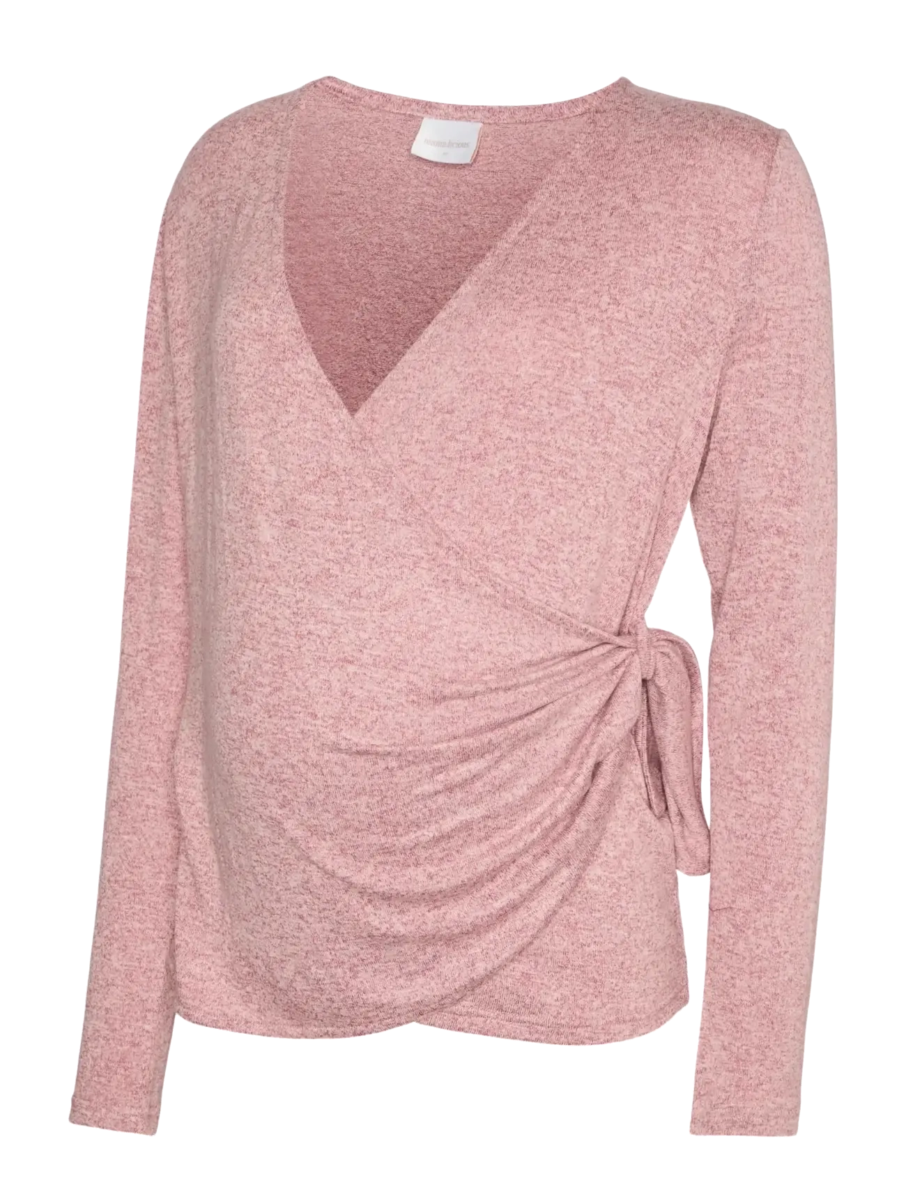 Mamalicious MLKIRA TESS LS JRS TOP 2F - Överdelar - NEW MAROON / pink/rose