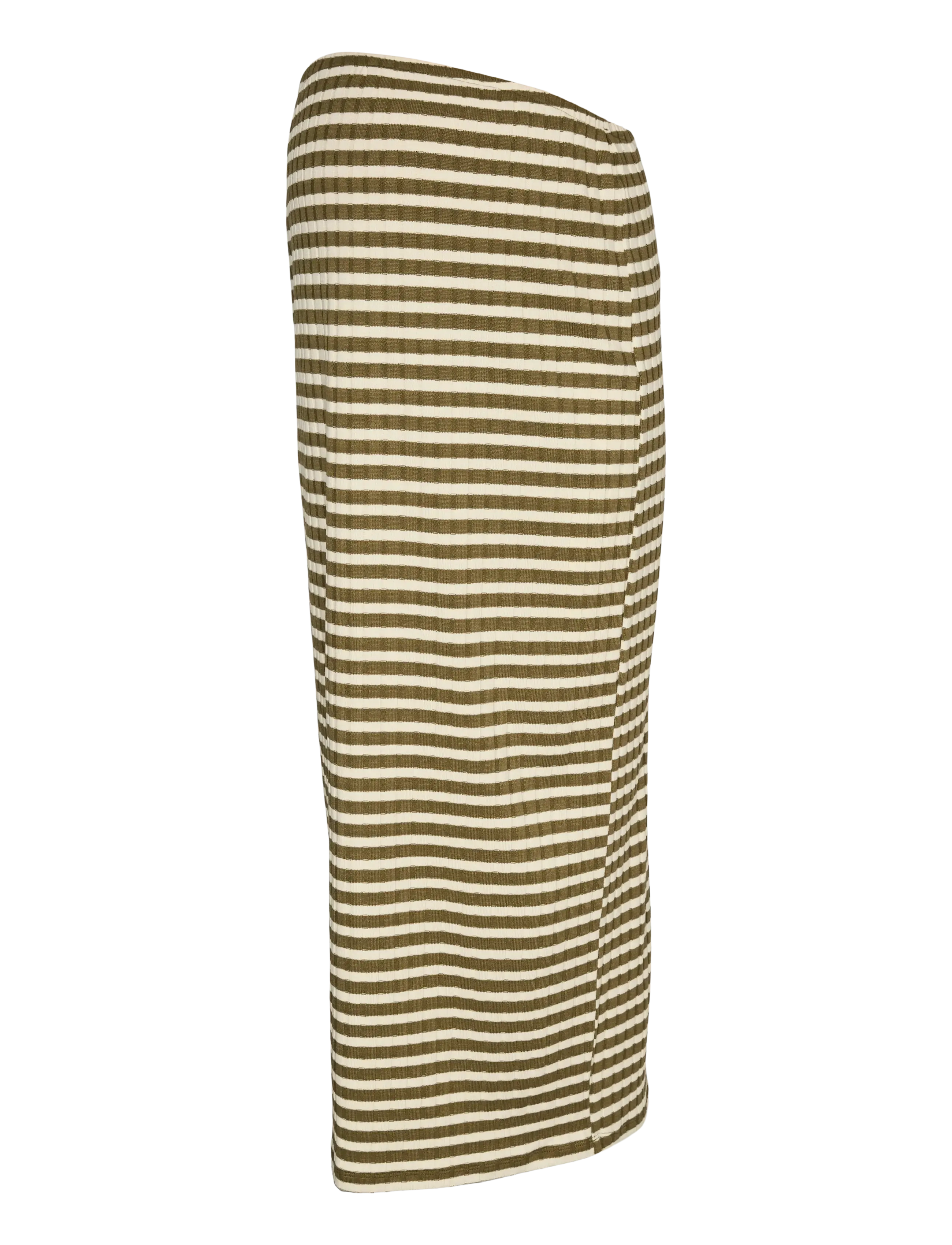 MLELOISE JRS MIDI SKIRT HW - SNOW WHITE