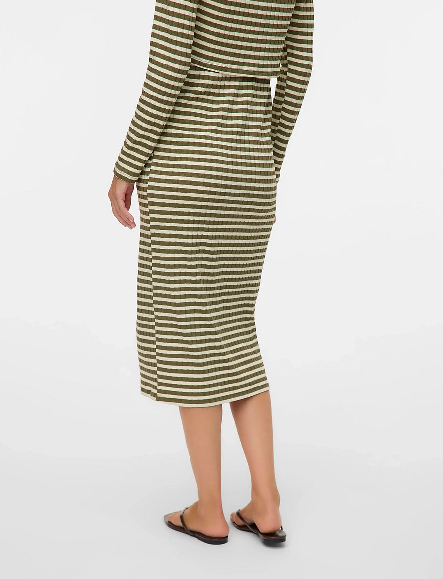 Mamalicious - MLELOISE JRS MIDI SKIRT HW - underdele - snow white - 2