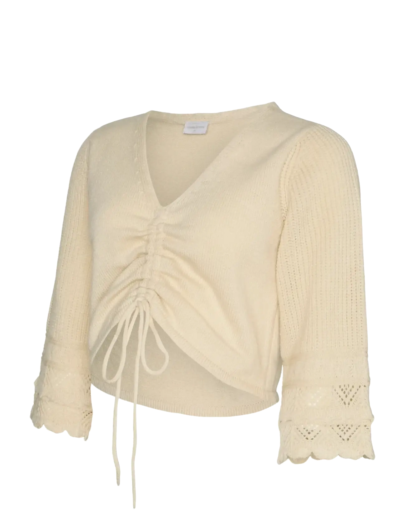 MLCARMINE 3/4 KNIT TOP - BIRCH