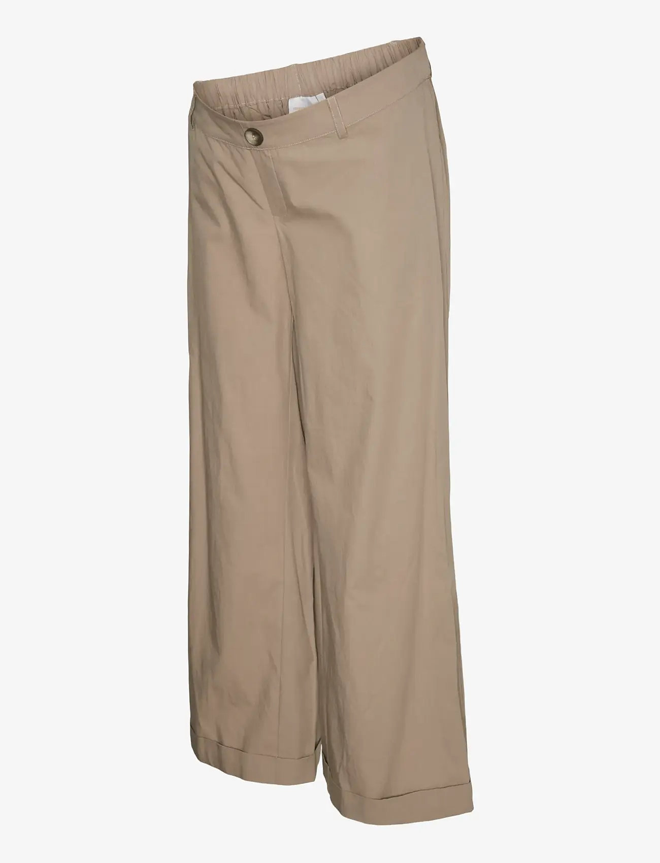 Mamalicious - MLVILDA WIDE PANT - underdele - moon rock - 1