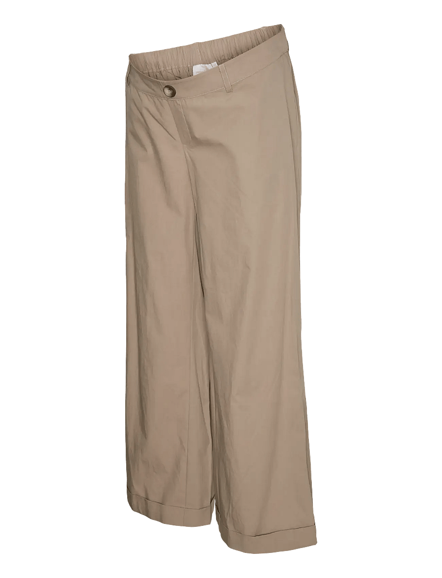 Mamalicious - MLVILDA WIDE PANT - nederdelar - moon rock - 1