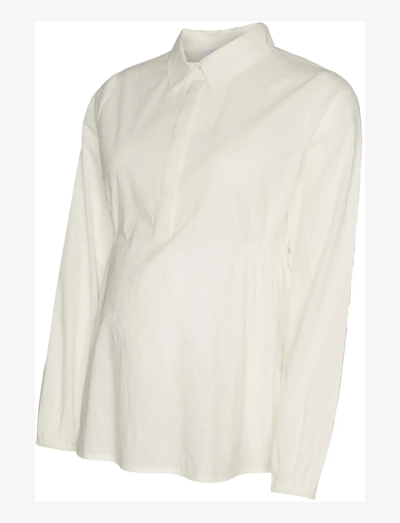 Mamalicious - MLZOEY LIA L/S WO TOP - langærmede bluser - snow white - 1