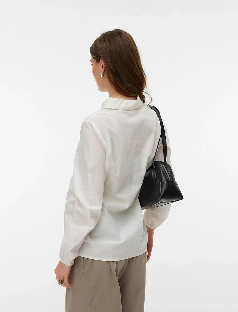 Mamalicious - MLZOEY LIA L/S WO TOP - langärmlige blusen - snow white - 2