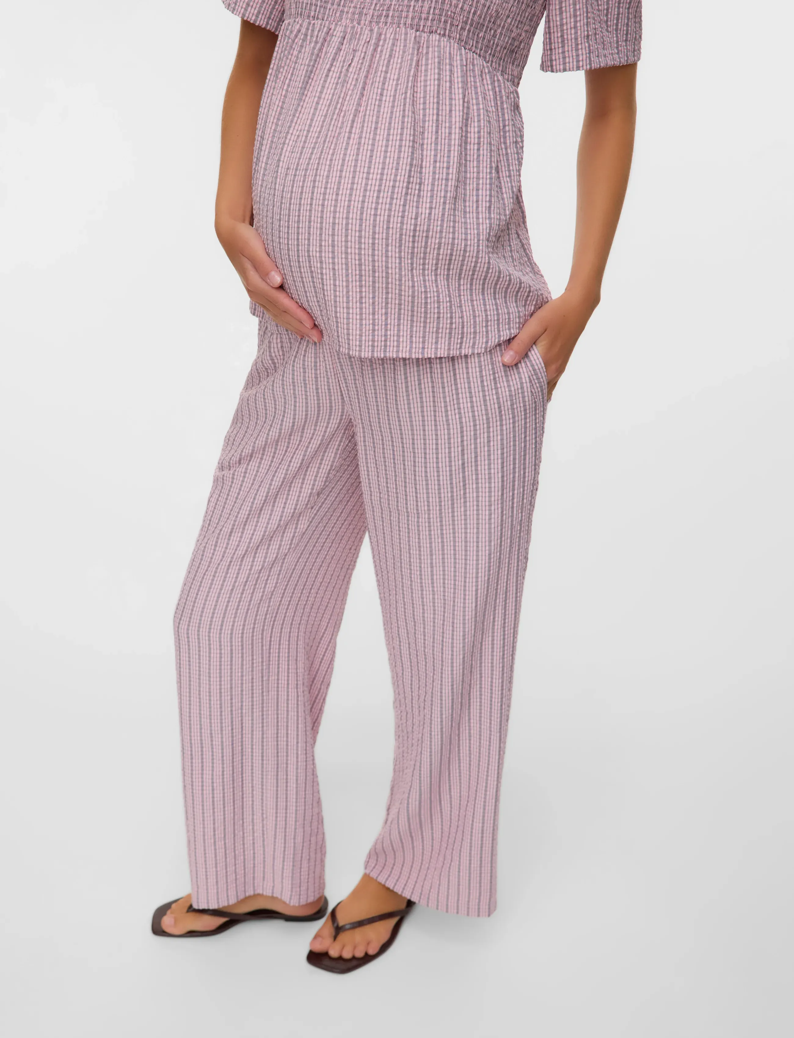 Mamalicious mlida Wo Pant, XL, Pink, Underdele > Bukser, Børn