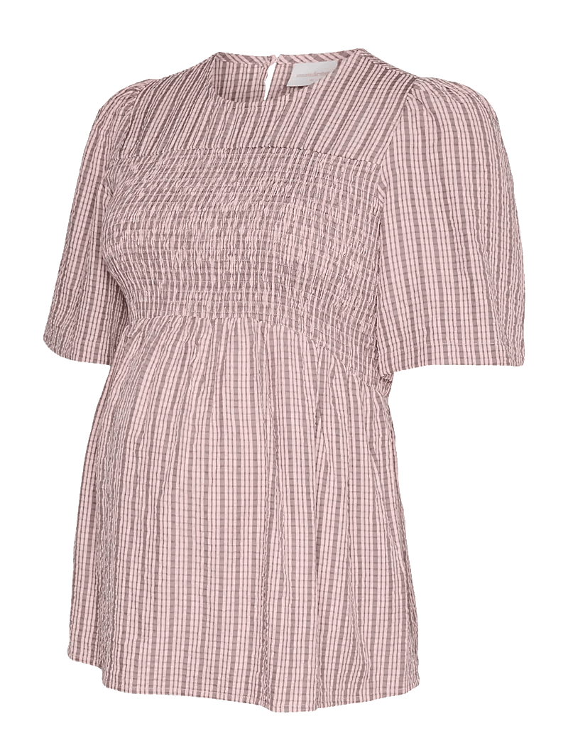 Mamalicious - MLIDA 2/4 SMOCK WO TOP - kortærmede bluser - cashmere rose - 1