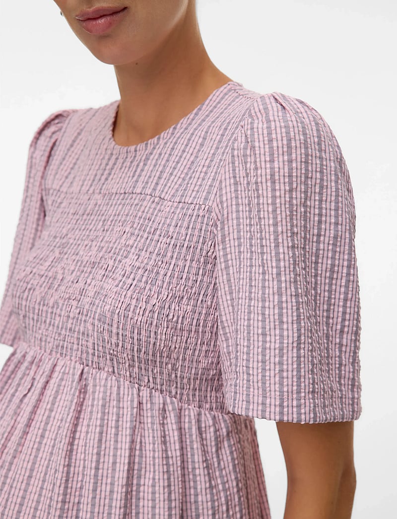 Mamalicious - MLIDA 2/4 SMOCK WO TOP - kortærmede bluser - cashmere rose - 4