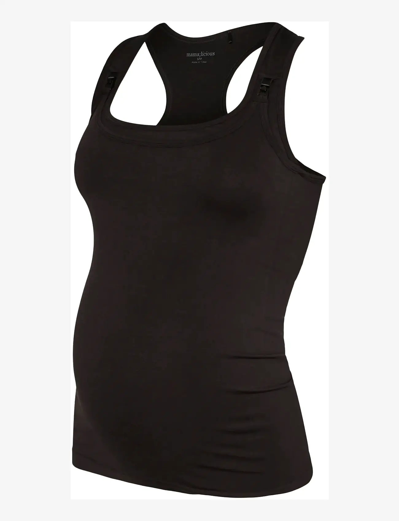 Mamalicious - MLACTIVE SIMONE SL NURSING TOP 2F - tank tops - black - 1
