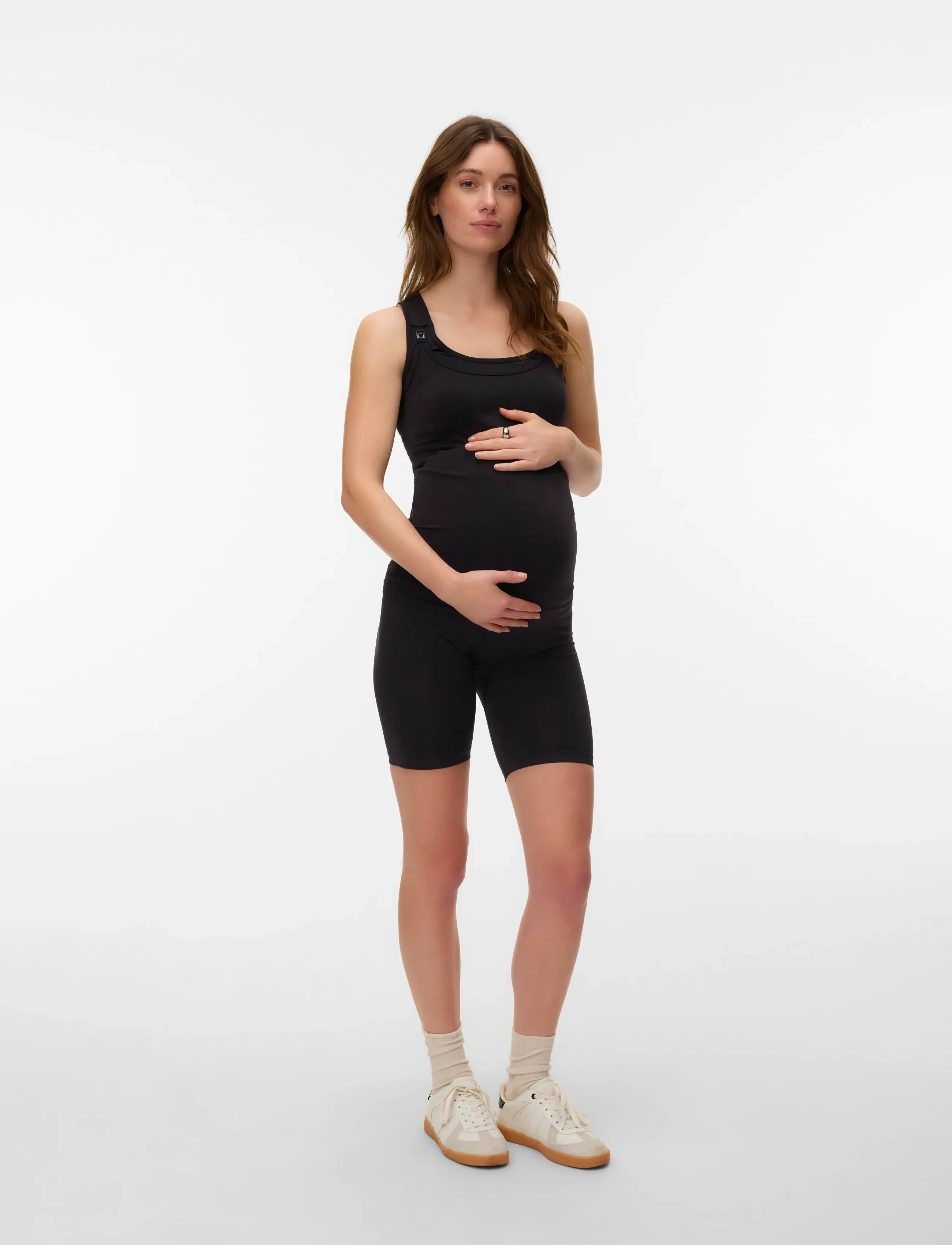 Mamalicious - MLACTIVE SIMONE SL NURSING TOP 2F - black - 3