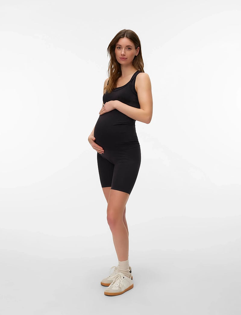 Mamalicious - MLACTIVE SIMONE SEAMLESS SHORTS HW - bikershorts - black - 3