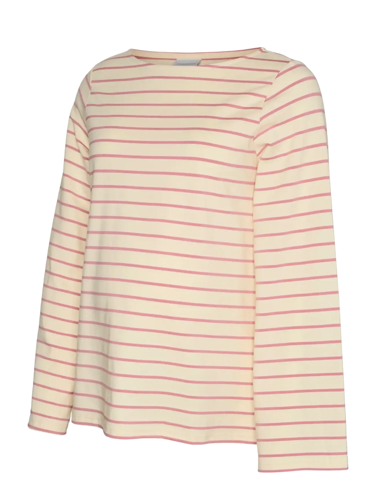 Mamalicious MLAMILA VITA LS BOATNECK JRS TOP 2F - Tøj - BIRCH / cream