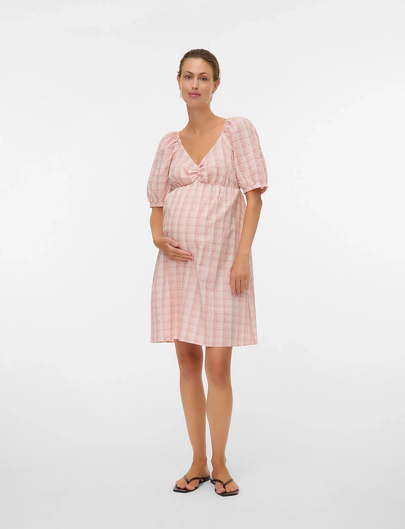 Mamalicious - MLJULIA 2/4 ABK WO DRESS - sommarklänningar - cashmere rose - 3