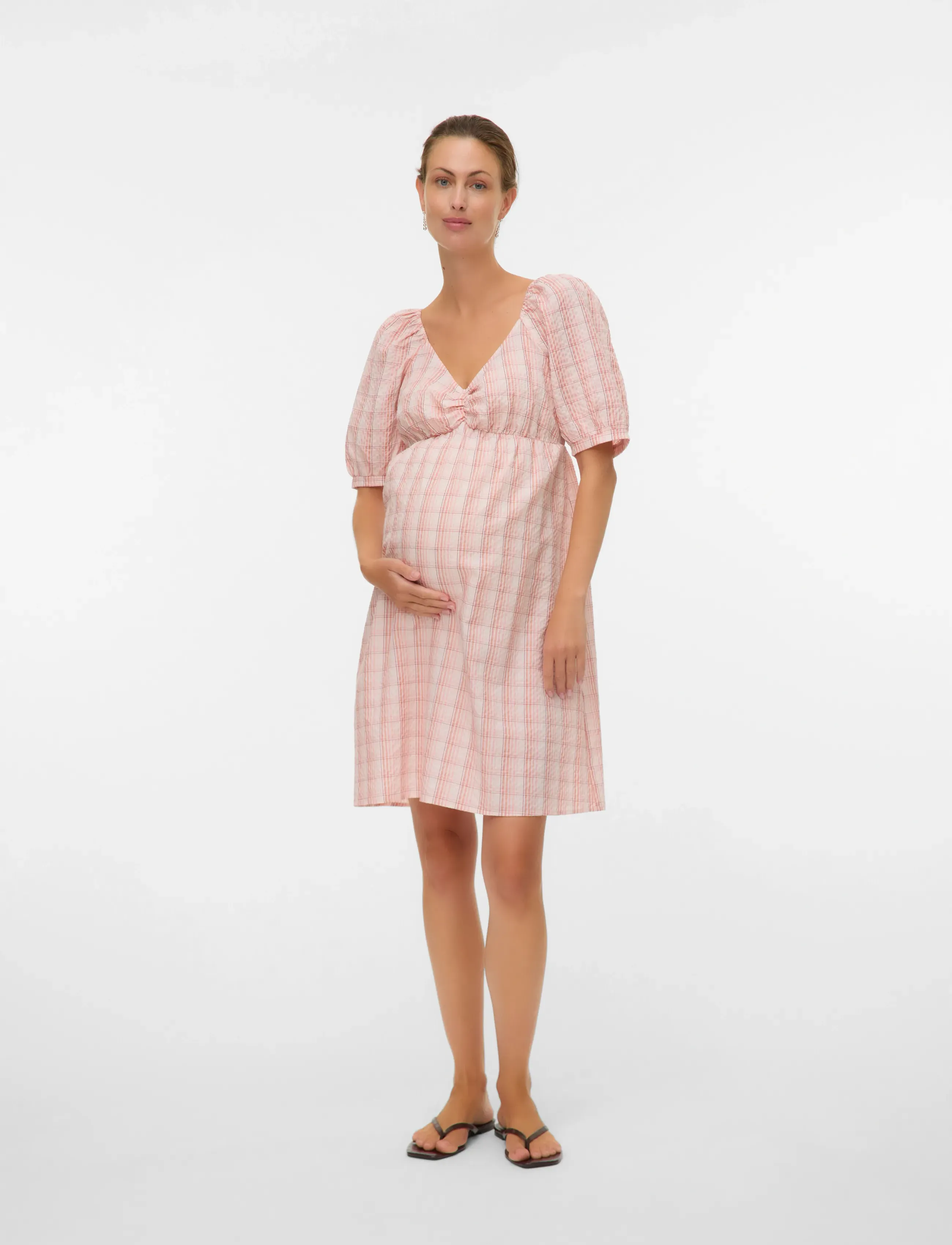 Mamalicious - MLJULIA 2/4 ABK WO DRESS - sommerkleider - cashmere rose - 3