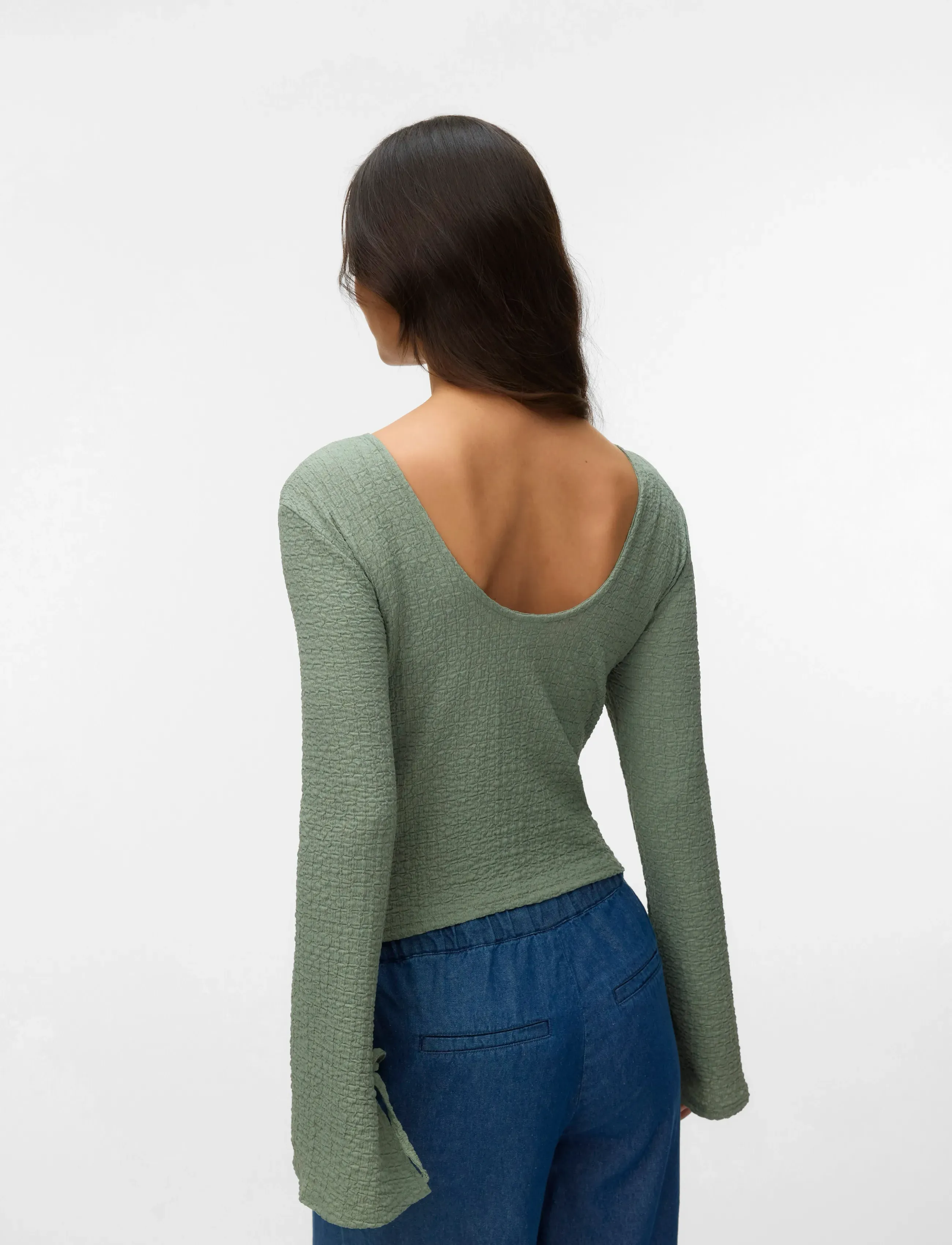 Mamalicious - MLMARTE LS JRS SHORT TOP - Överdelar - sea spray - 3