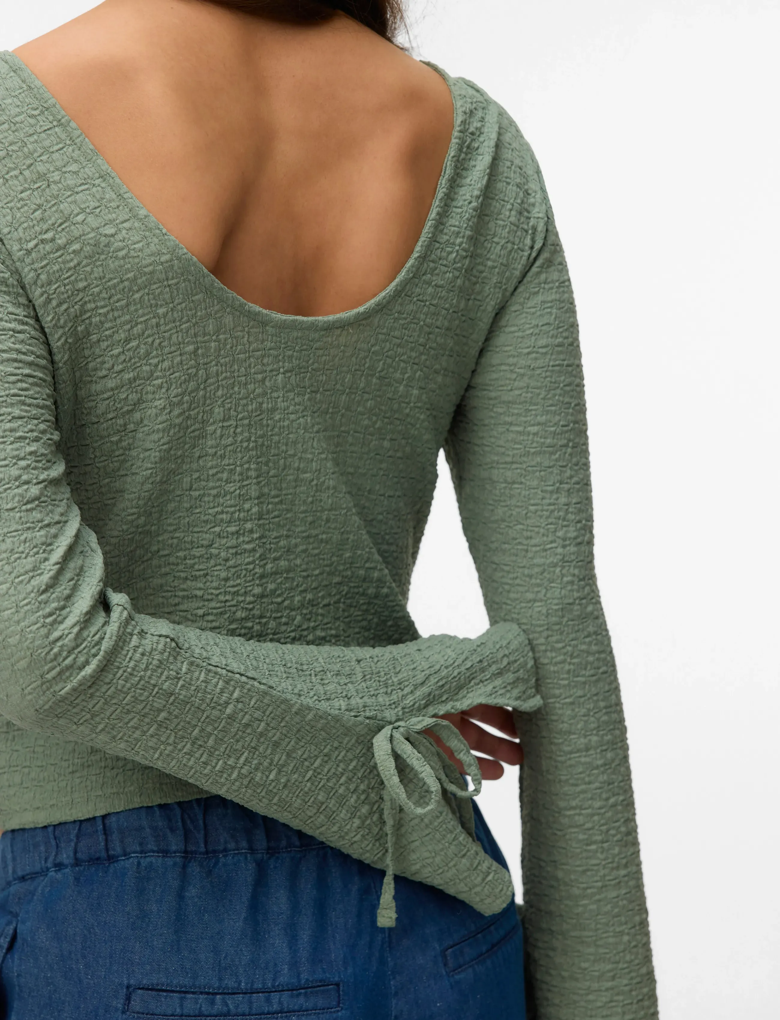 Mamalicious - MLMARTE LS JRS SHORT TOP - Överdelar - sea spray - 5