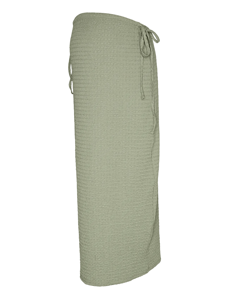 Mamalicious - MLMARTE JRS MIDI SKIRT HW - hosen - sea spray - 1